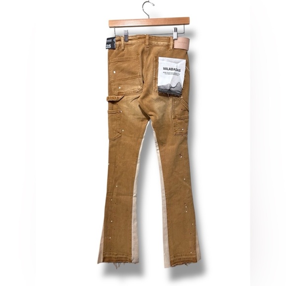NWT VALABASAS “ALPHA” CAHI STACKED FLARE Bootcut Utility Jean Size 28 - Picture 5 of 10
